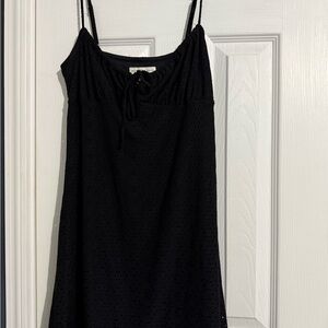 Aeropostale Black Ruffled Dress